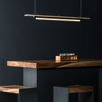 Plank LED Pendant Maple Wood LED in Black