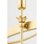 Gates 8-Light Chandelier in Aged Brass 38.5L x 38.5W x 25H