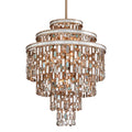 Dolcetti 13-Light Chandelier in Champagne Leaf 24W x 32H