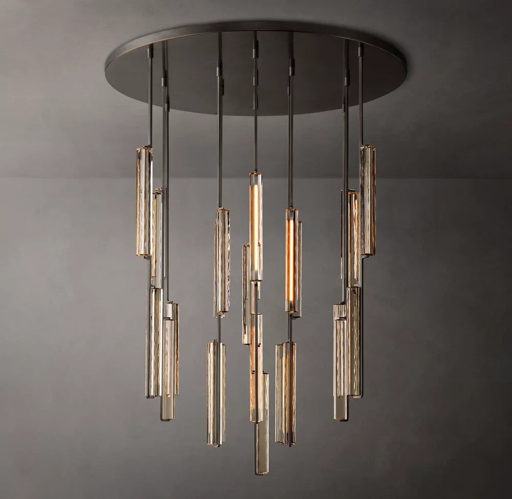 Audubon Crystal Round Chandelier 56"
