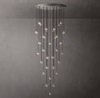 Pearl Round Chandelier 60"
