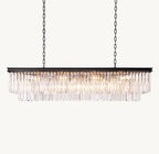 1920s Odeon Rectangular Chandelier 59"