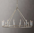 19TH C. ENGLISH OPENWORK ROUND CHANDELIER 60"