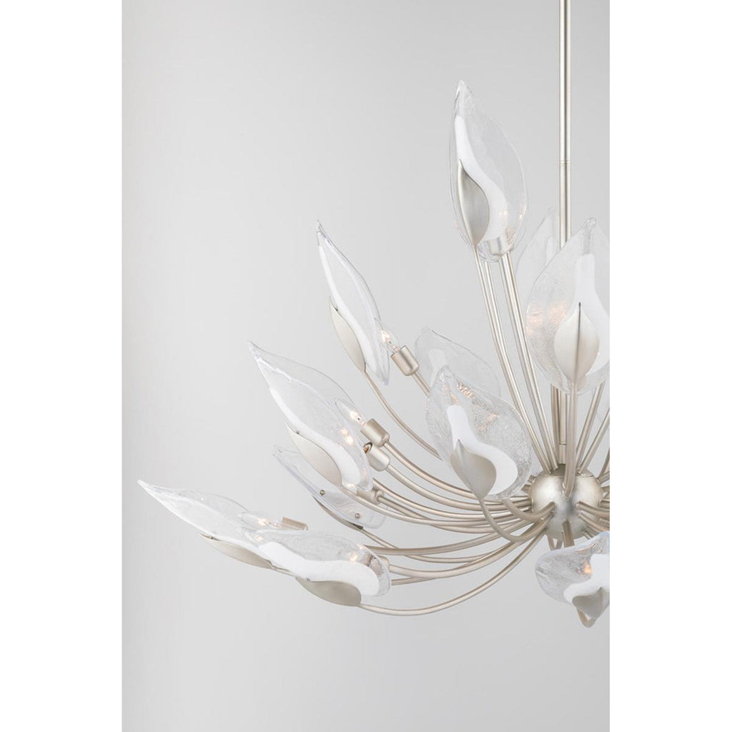 Blossom 20-Light Chandelier in Gold Leaf 40.5L x 40.5W x 26.75H