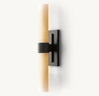 Ravelle Milk Glass Linear Sconce