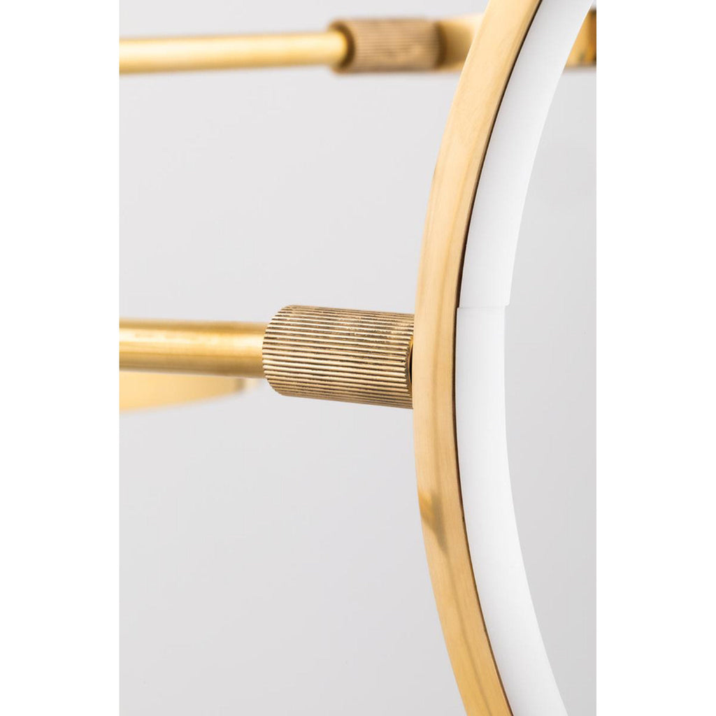 Saturn 0-Light Chandelier in Polished Nickel 44.5L x 44.5W x 13.25H