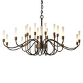 Lisse 20 Arm Chandelier 20-Light in Dark Smoke