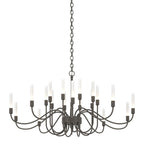 Lisse 20 Arm Chandelier 20-Light in Dark Smoke