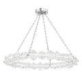 Lindley 1-Light Chandelier in Polished Nickel 40L x 40W x 4.625H