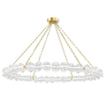 Lindley 1-Light Chandelier in Aged Brass 54.5L x 54.5W x 4.625H