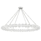 Lindley 1-Light Chandelier in Polished Nickel 54.5L x 54.5W x 4.625H