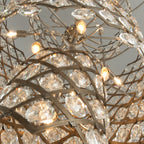 Tiara 11-Light Chandelier in Vienna Bronze 32.25L x 32.25W x 39H