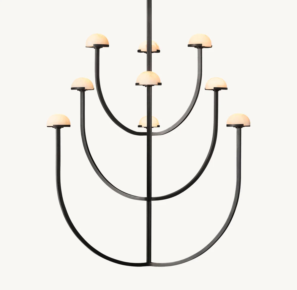Pedra Round Chandelier 40"