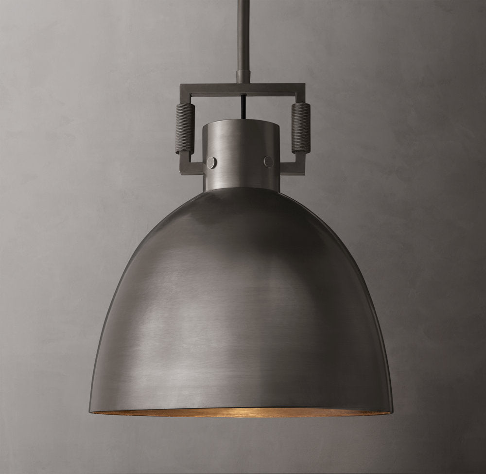 Machinist Metal Cloche Pendant