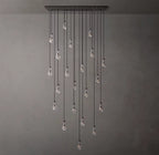 Rain Rectangular Chandelier 72"