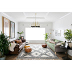 Abrams 18-Light Chandelier in Aged Brass 33.5L x 33.5W x 27.5H