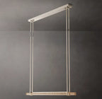 Audubon Crystal Single Bar Linear Chandelier 60"
