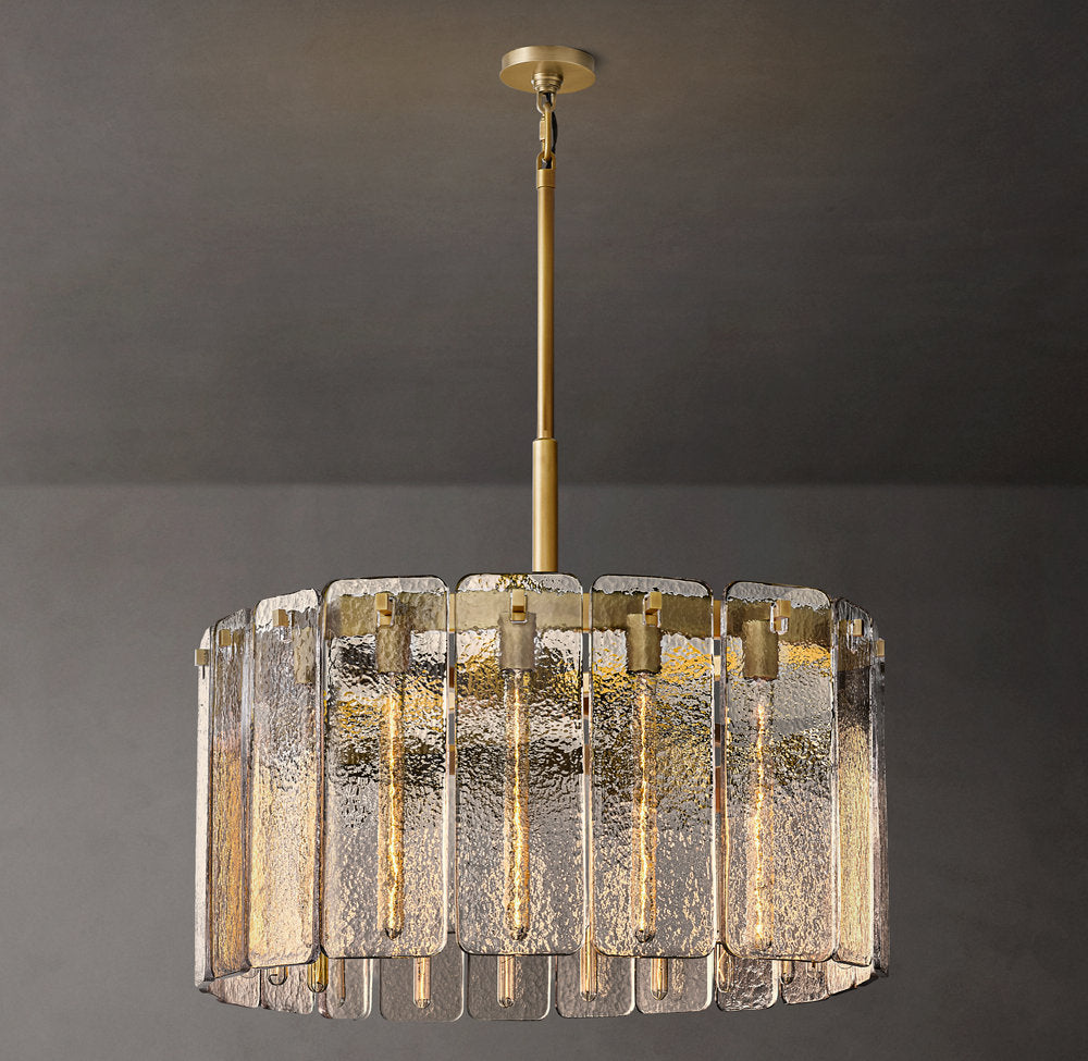 Calamette Glass Round Chandelier 36"