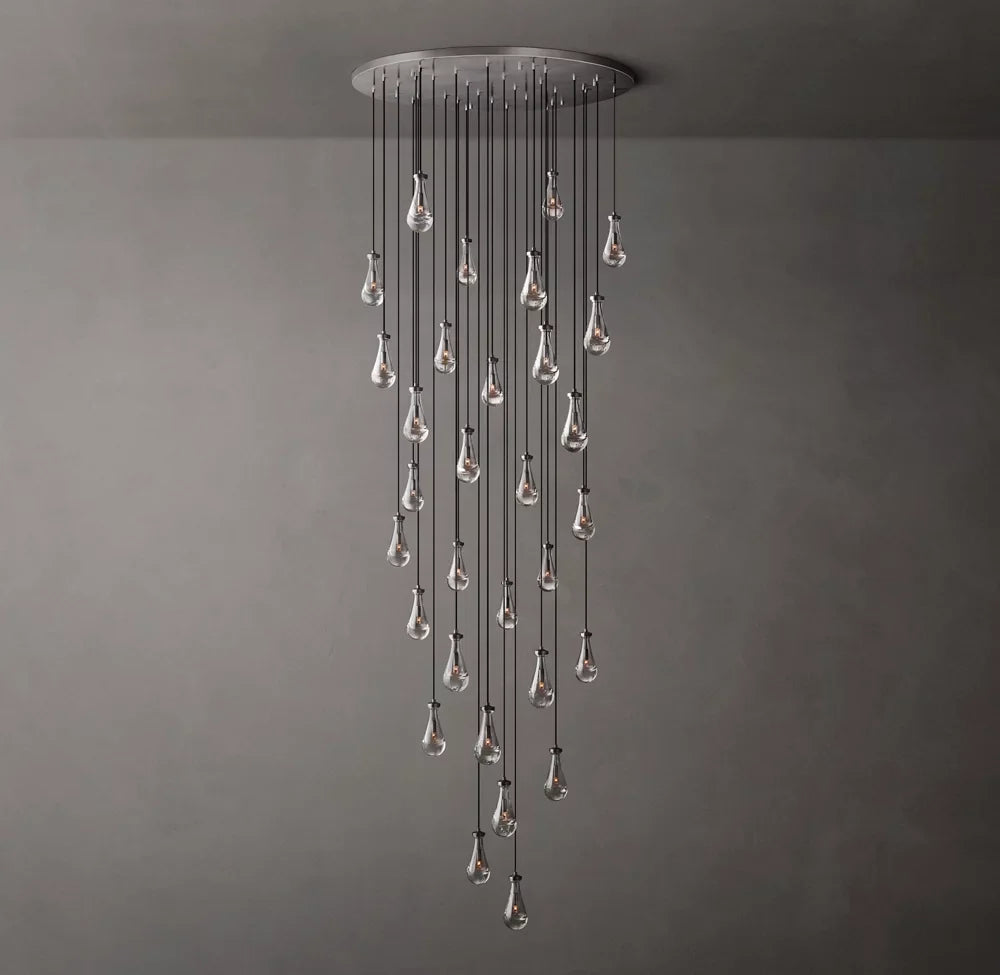 Rain Round Chandelier 60"