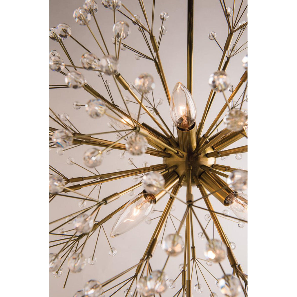 Dunkirk 16-Light Chandelier in Polished Nickel 40L x 40W x 40H