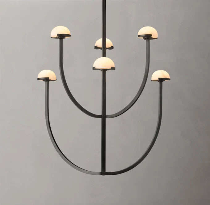 Pedra Round Chandelier 32"