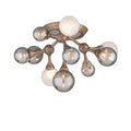 Element 10-Light Semi Flush 22.75L x 22.75W x 12H