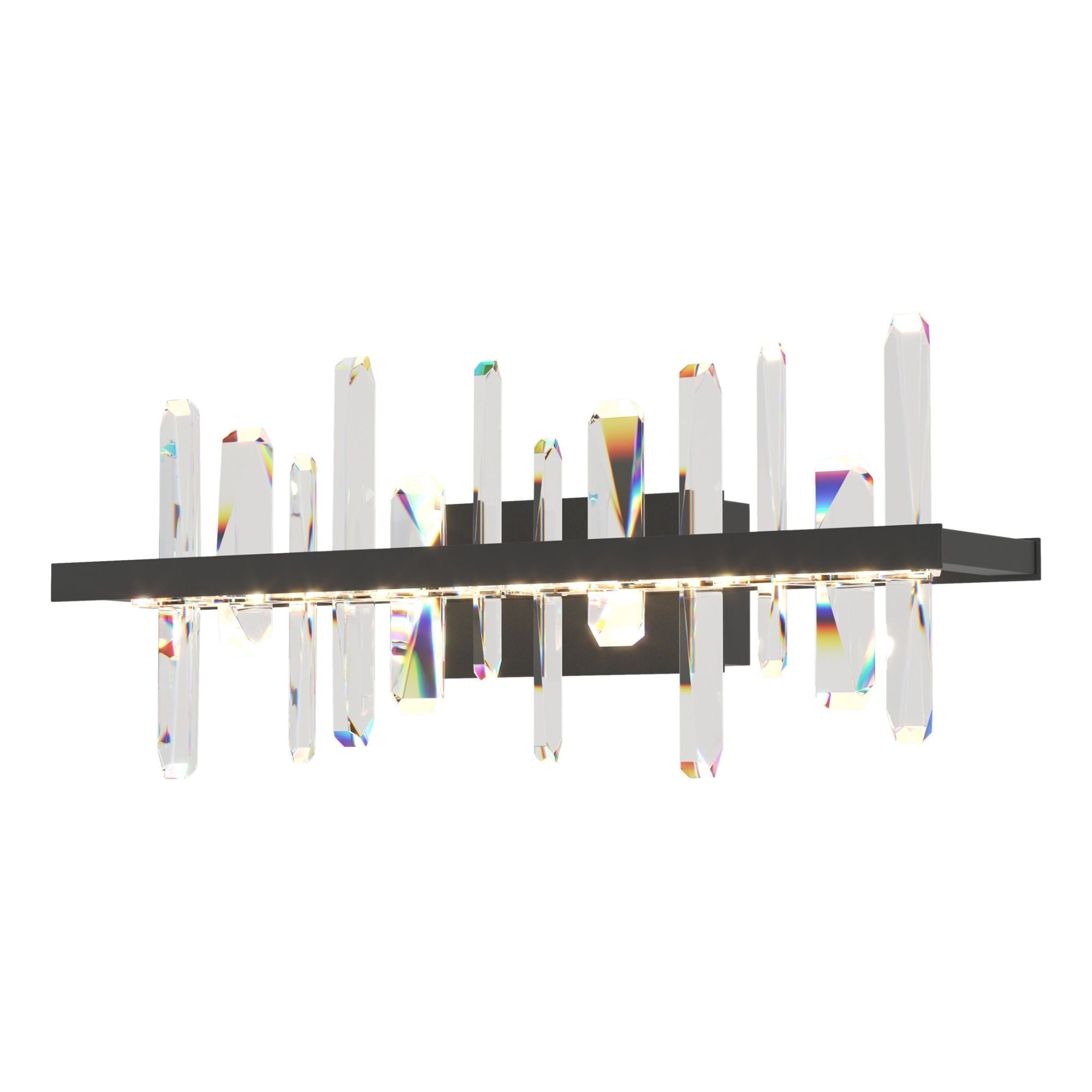 Solitude LED Sconce Crystal LED in Black