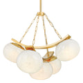 Duxbury 5-Light Chandelier in Aged Brass 31.75L x 31.75W x 26.75H