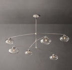 Cabrette Clear Glass Mobile Round Chandelier