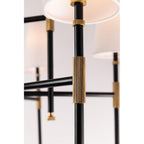 Bowery 15-Light Chandelier in Aged Old Bronze 48L x 48W x 40H