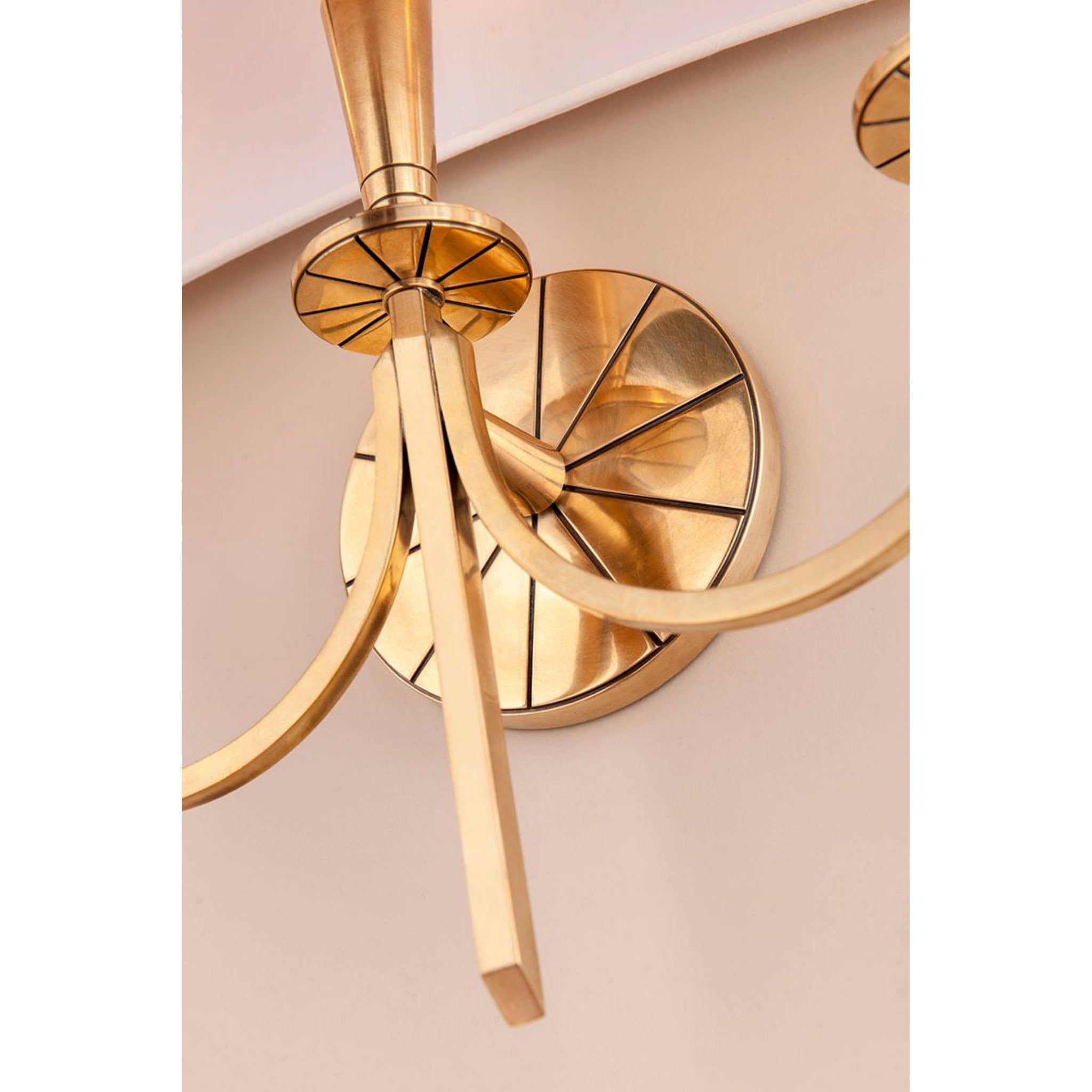 Mason 8-Light Chandelier in Aged Brass 26.5L x 26.5W x 22.5H