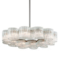 Circo 12-Light Chandelier in Warm Silver Leaf 45.5L x 45.5W x 12.25H