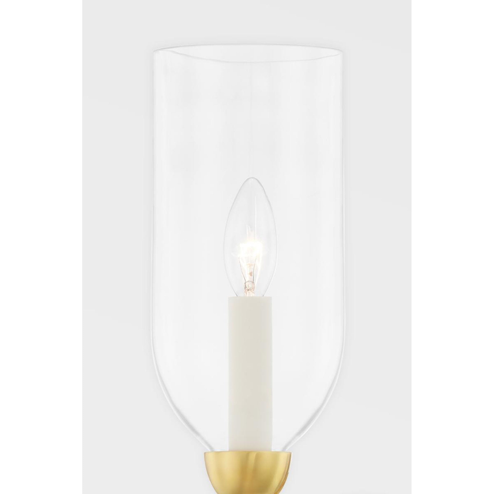 Classic No.1 8-Light Chandelier in Aged Brass by Mark D. Sikes 40L x 40W x 25.75H
