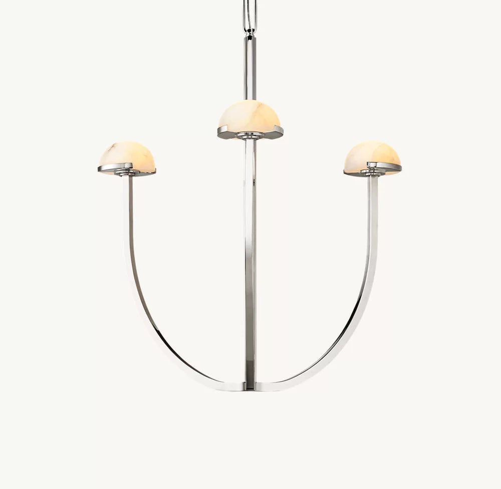 Pedra Round Chandelier 24"
