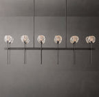 Boule De Cristal Clear Glass Double Linear Chandelier 60"