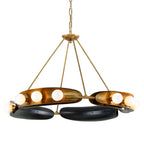 Hopper 12-Light Chandelier in Vintage Brass 41L x 41W x 25H