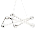 Orbit 6-Light Chandelier in Polished Nickel 38L x 38W x 13.75H