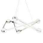 Orbit 6-Light Chandelier in Polished Nickel 38L x 38W x 13.75H
