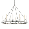 Chambers 12-Light Chandelier in Polished Nickel 45L x 45W x 33.75H