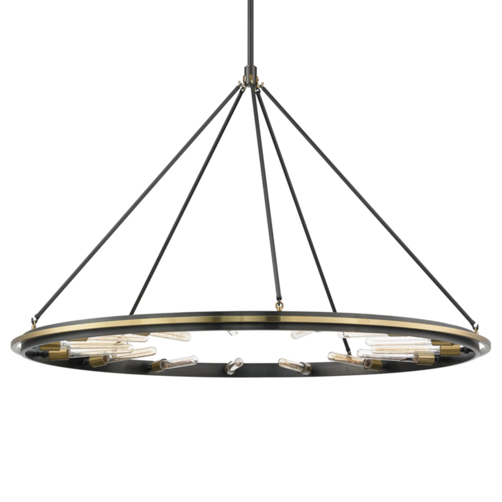 Chambers 15-Light Chandelier in Aged Old Bronze 58.25L x 58.25W x 38.25H