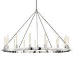 Chambers 15-Light Chandelier in Polished Nickel 58.25L x 58.25W x 38.25H