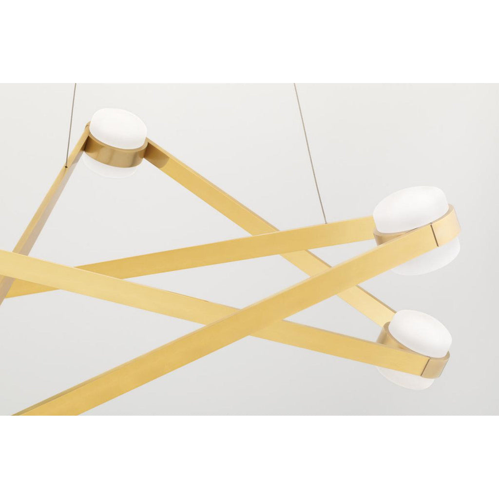 Orbit 12-Light Chandelier in Polished Nickel 56.125L x 56.125W x 16.825H