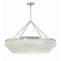 Calypso 40'' Crystal Teardrop Polished Chrome Chandelier Silver 40"W x 25.75"H x 40"D