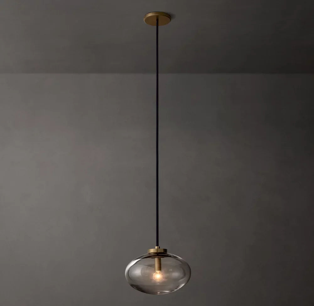 Cabrette Clear Glass Pendant