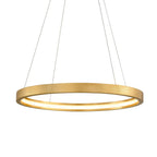 Jasmine 1-Light Chandelier in Gold Leaf 36L x 36W x 2.5H