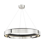 Tribeca 0-Light Chandelier in Burnished Nickel/Black Combo 32.75L x 32.75W x 5H