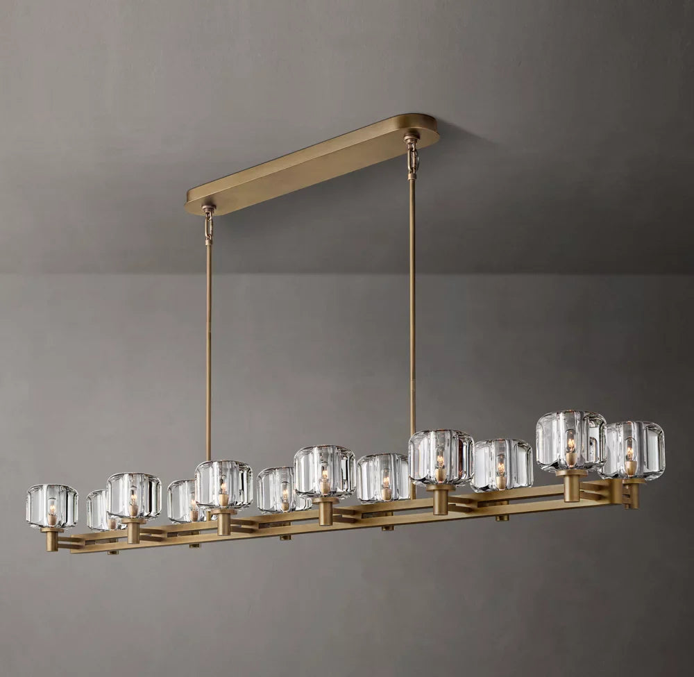 Demaret Double Linear Chandelier 72"