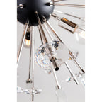 Liberty 6-Light Chandelier in Aged Brass 32L x 32W x 32H