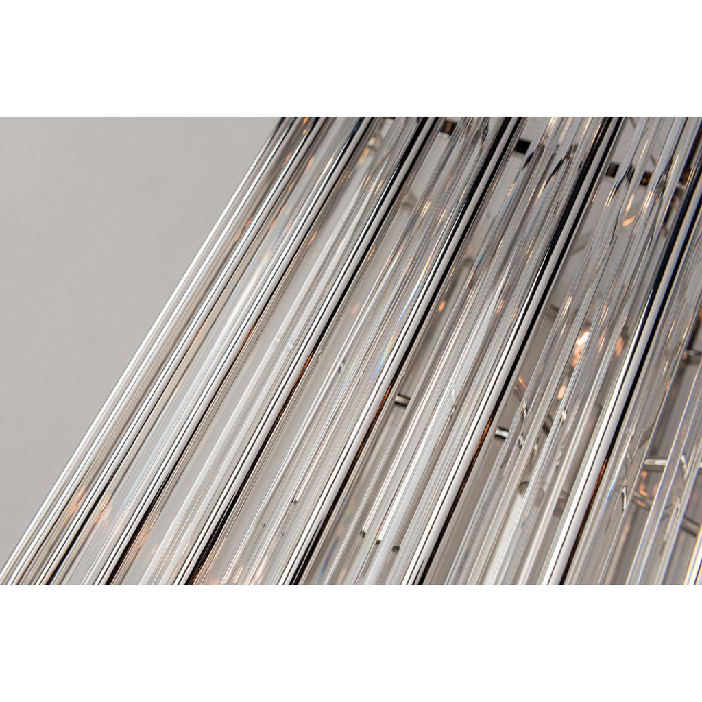 Wallis 10-Light Chandelier in Polished Nickel 20.75L x 20.75W x 30.75H