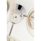 Opera 14-Light Chandelier in Polished Nickel by Kelly Behun 55L x 55W x 33H